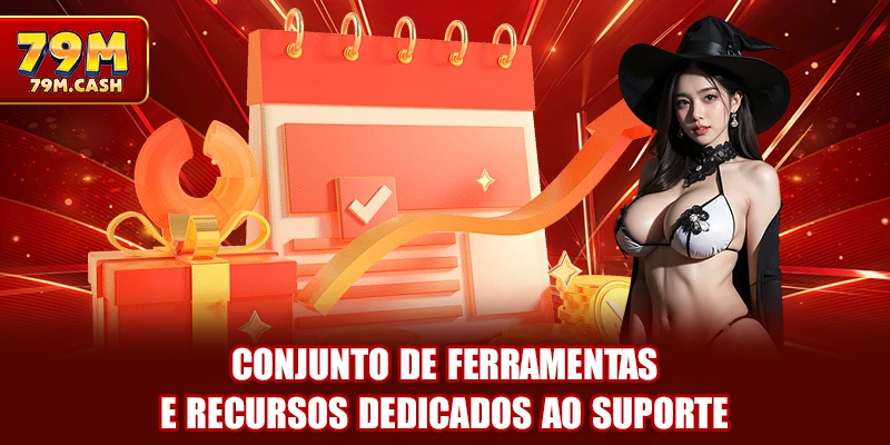 Conjunto de ferramentas e recursos dedicados ao suporte