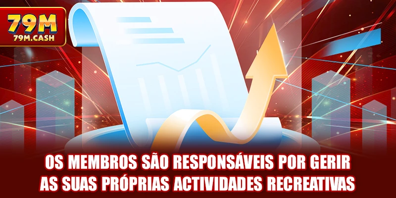 Os membros são responsáveis ​​por gerir as suas próprias actividades recreativas