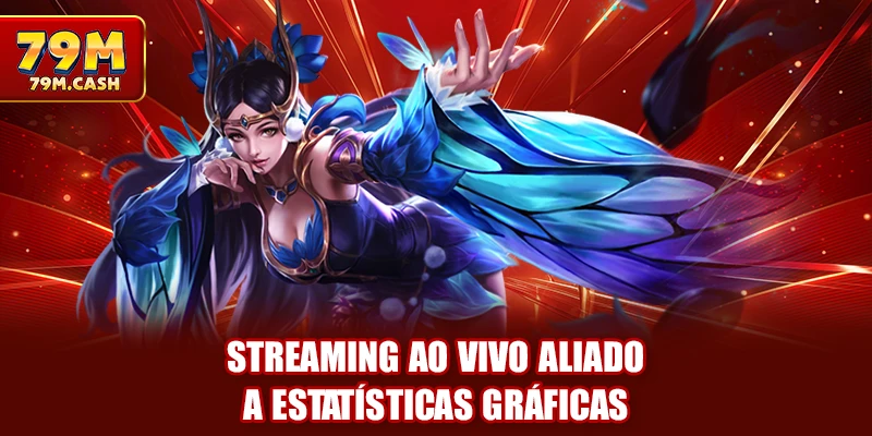 Streaming ao vivo aliado a estatísticas gráficas